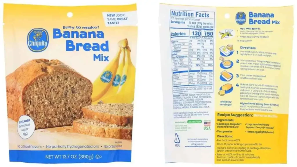 Chiquita Banana Bread Mix