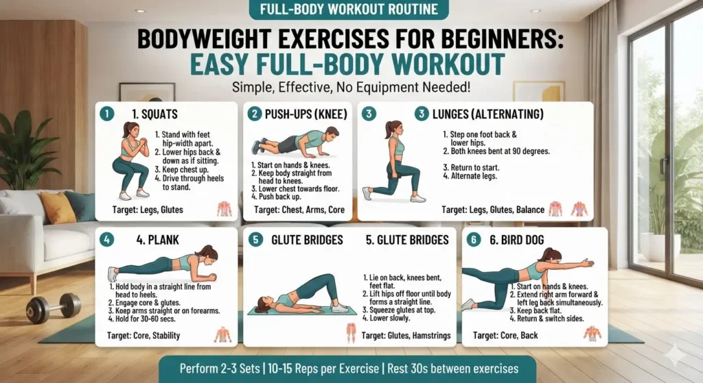 Bodyweight Exercises for Beginners