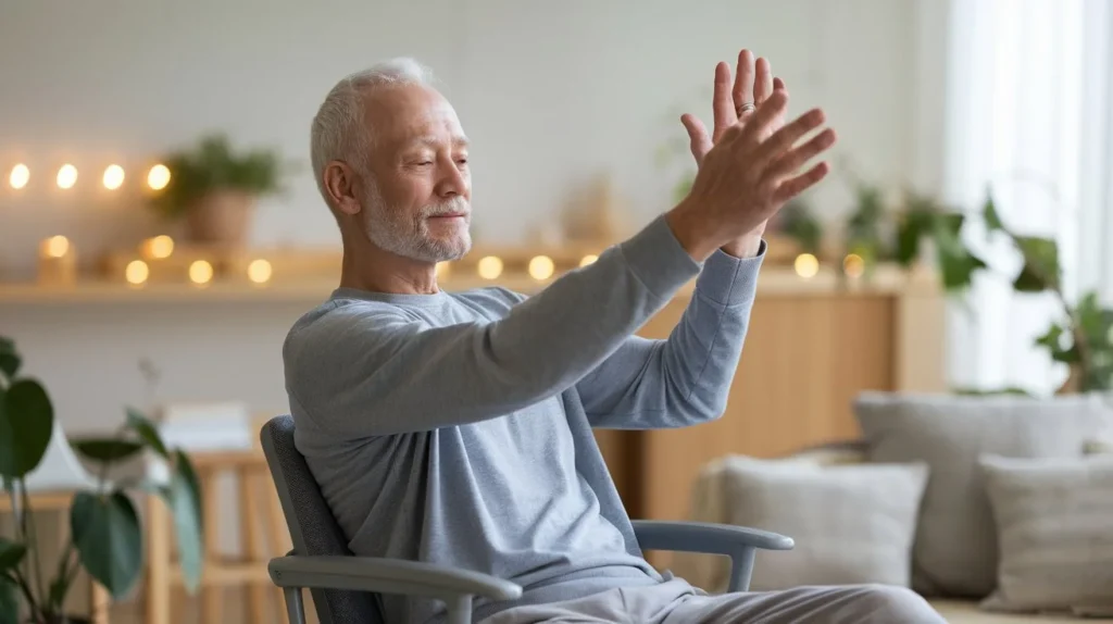 a photo of an elderly man with a calm an 273bru0 QSehEeUTifMmnA 2O5tQEN Tz6djVMZTNkDrA
